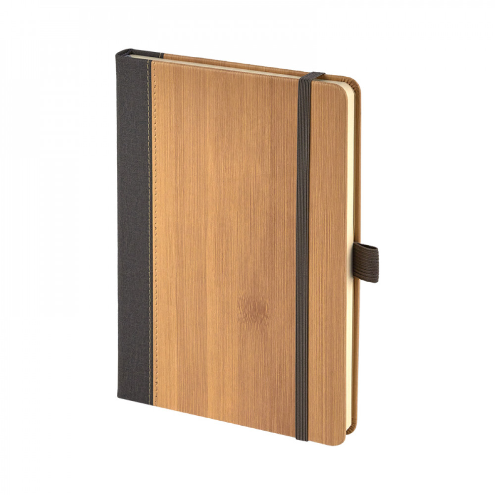 2428 15 x 21 Termo Deri Bambu Defter - Görsel 2