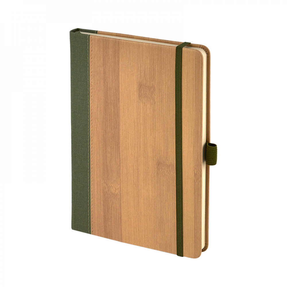 2428 15 x 21 Termo Deri Bambu Defter - Görsel 3